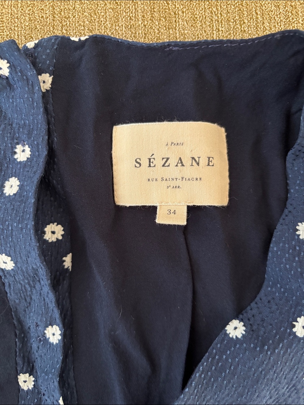 Sezane Gilly Silk Dress 34/XS - Picture 4 of 10